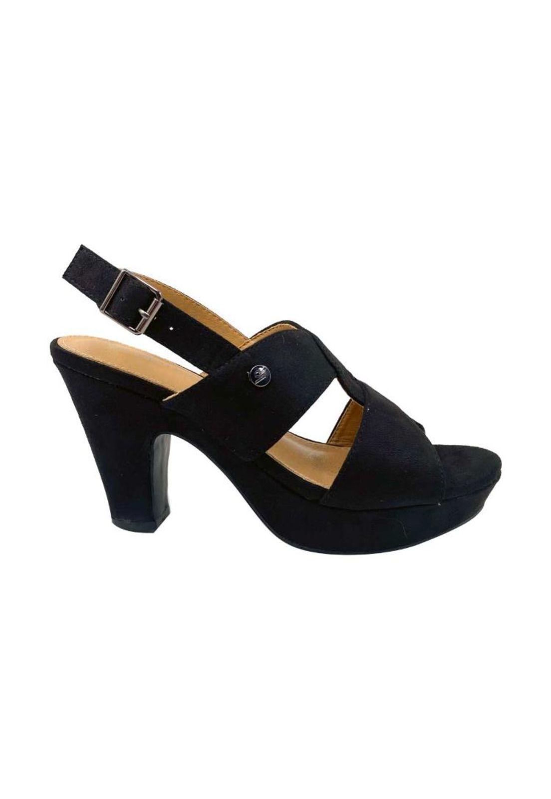 Sandalia  Mujer Negro Sarim Via Rosmini-0