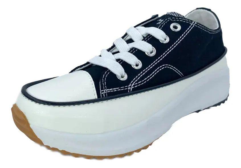 Zapatilla Urbana Negro Mujer Maria Pia Kari Low-3