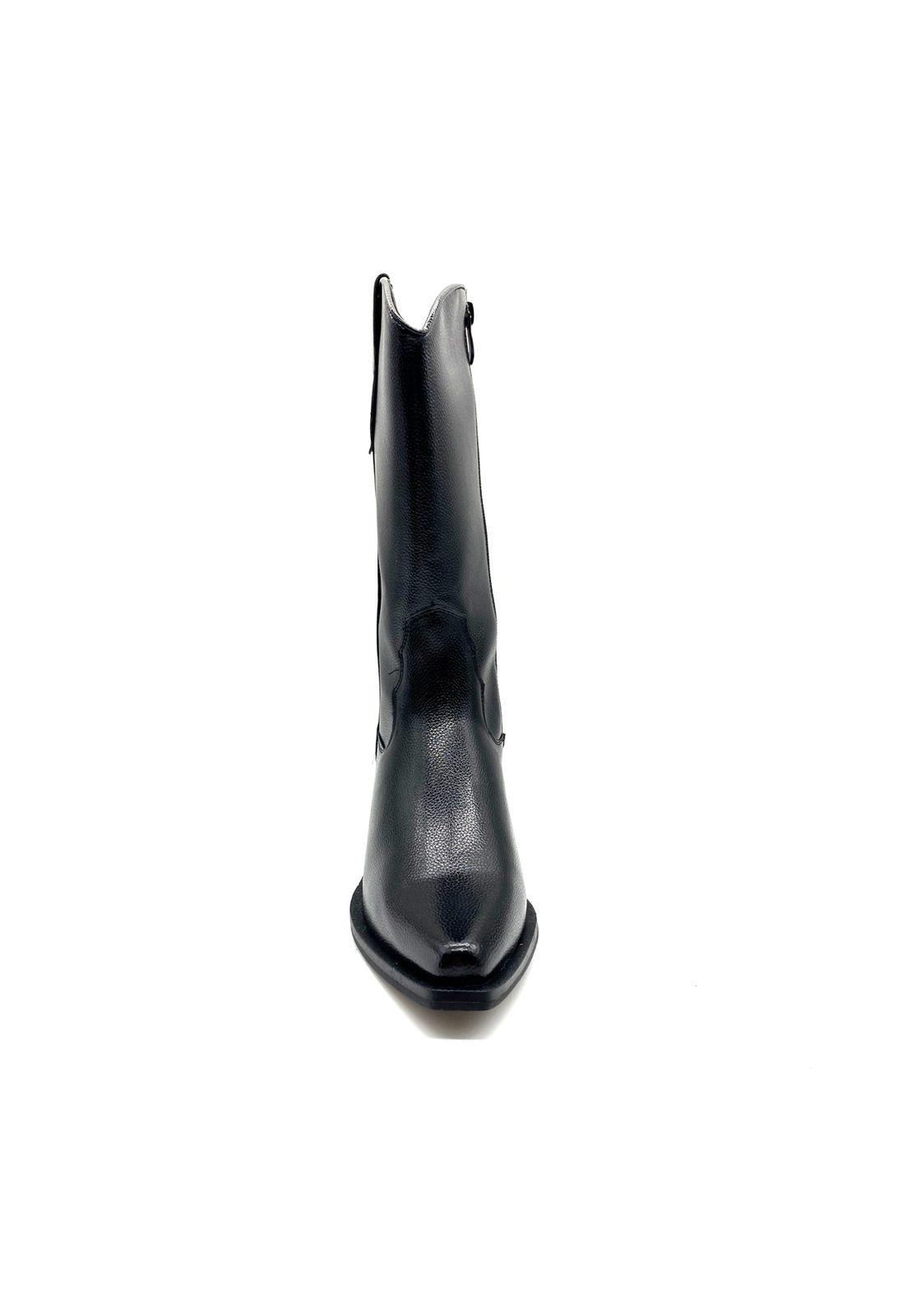 Bota Vaquera Tini Negra Mujer Maria Pia-1
