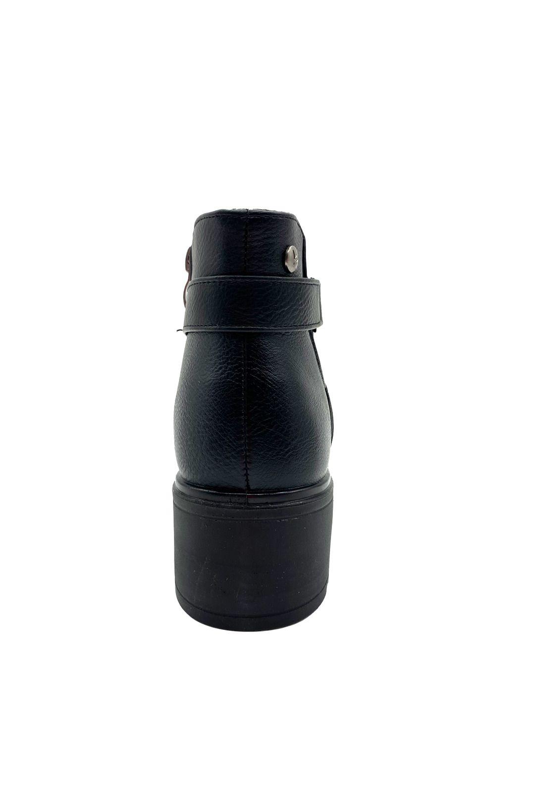 Botin Mujer Casanova Negro Via Rosmini-4