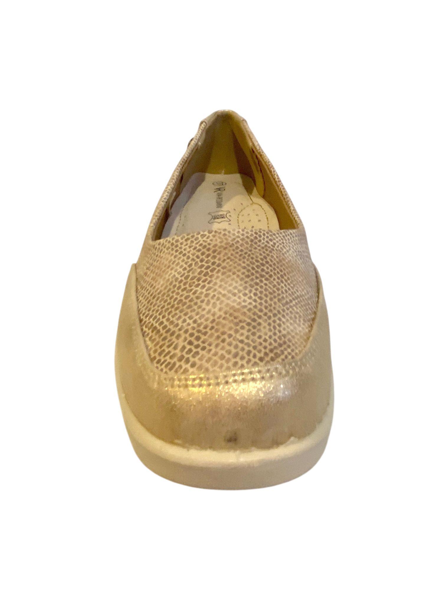 Zapato Mujer Cannet Dorado Via Rosmini-2