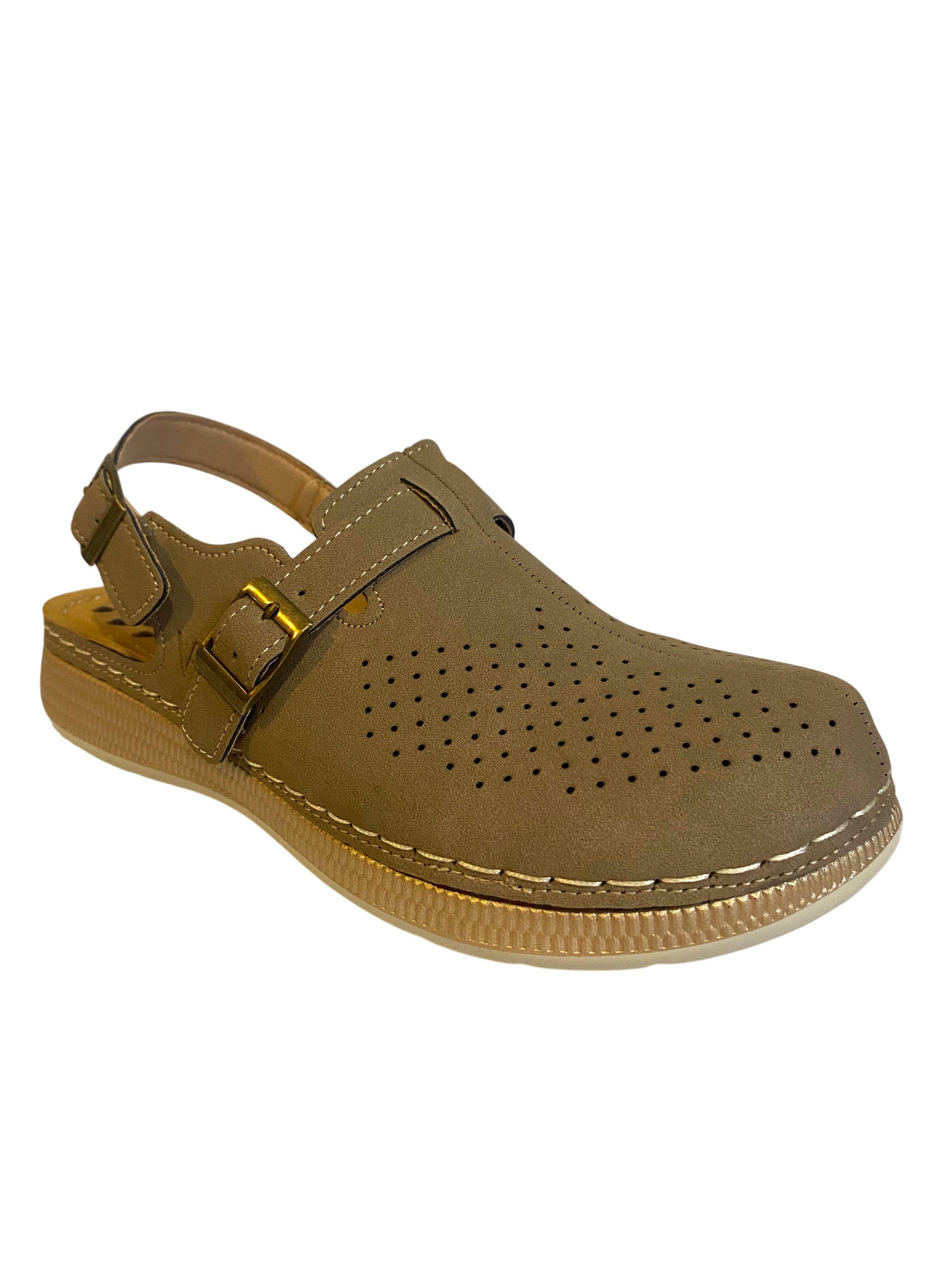 Sandalia Cazaro Beige Via Rosmini-1