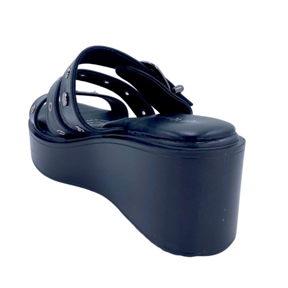 Sandalia Mujer Plataforma Negro Sheryl IV Via Rosmini-3