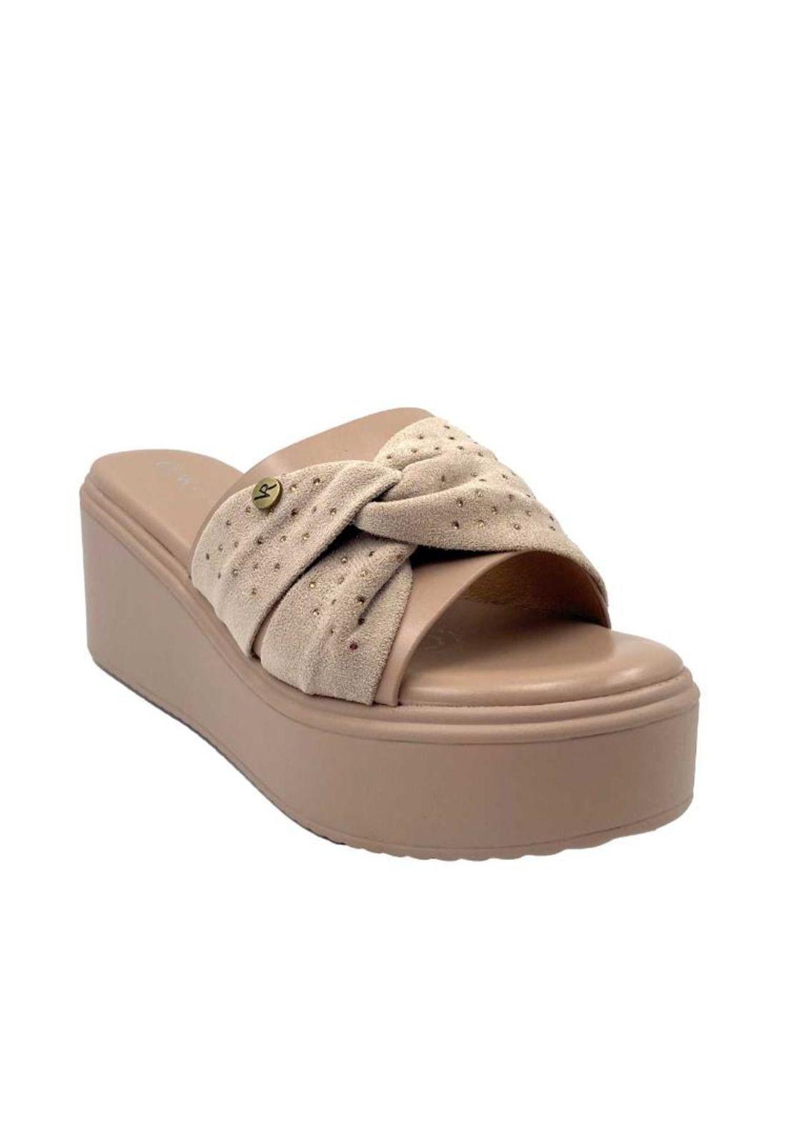 Sandalia  Mujer Beige Savis Via Rosmini-0