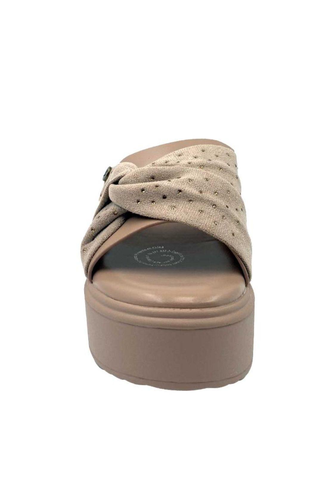 Sandalia  Mujer Beige Savis Via Rosmini-4
