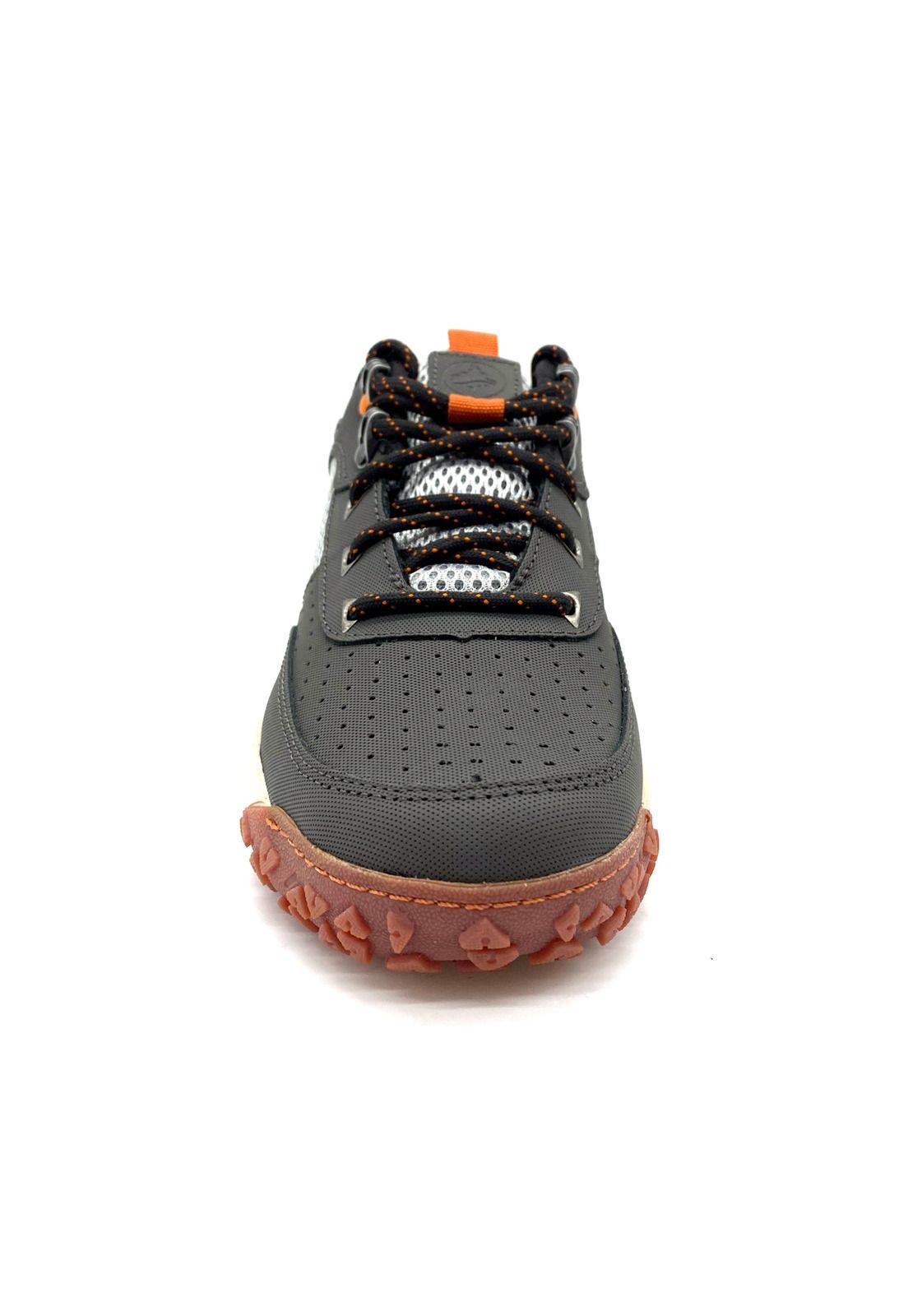 Zapatilla hiking Dakota Cuero Gris Macboot-2