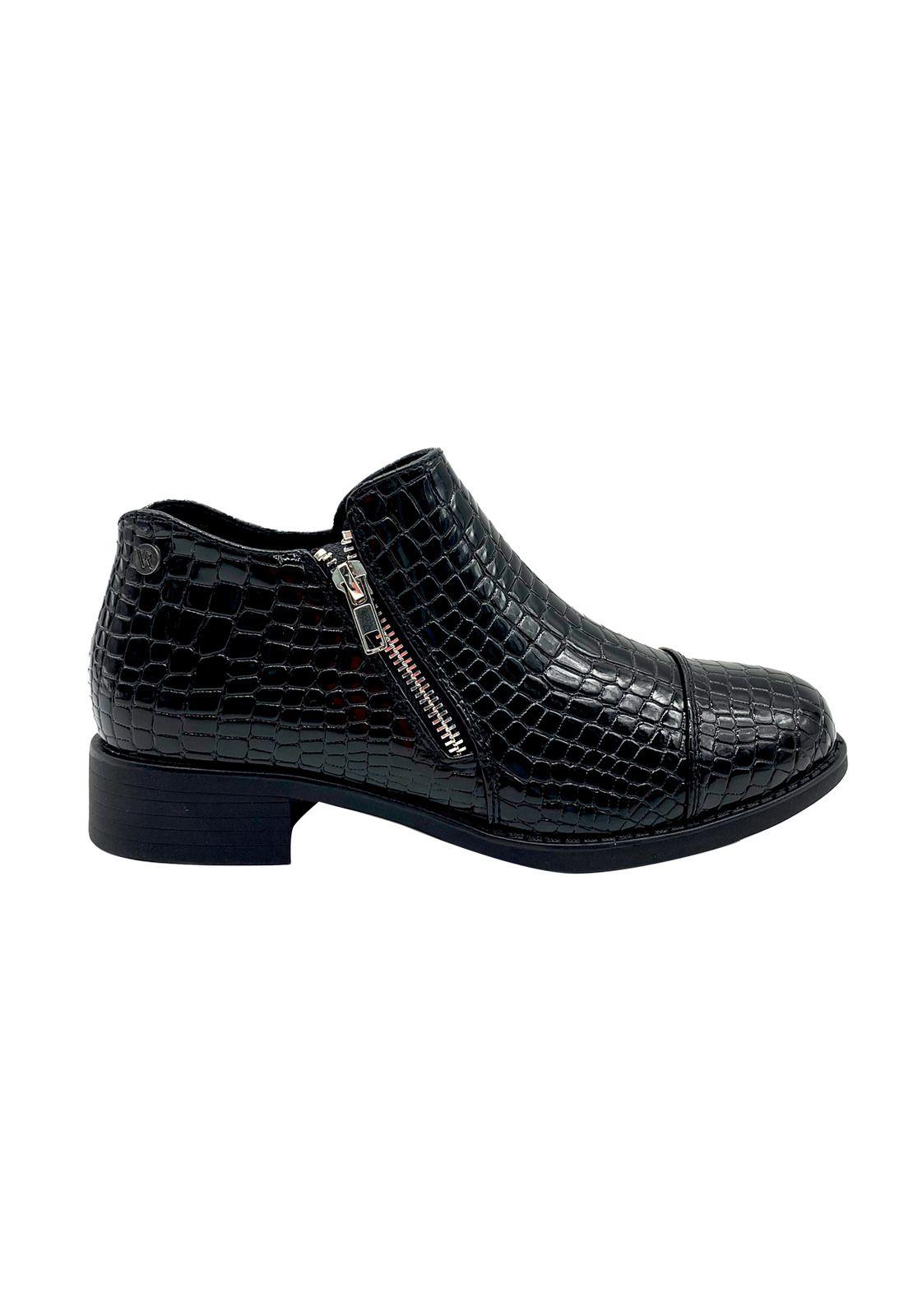 Botin Mujer Oliveta Negro Via Rosmini-0