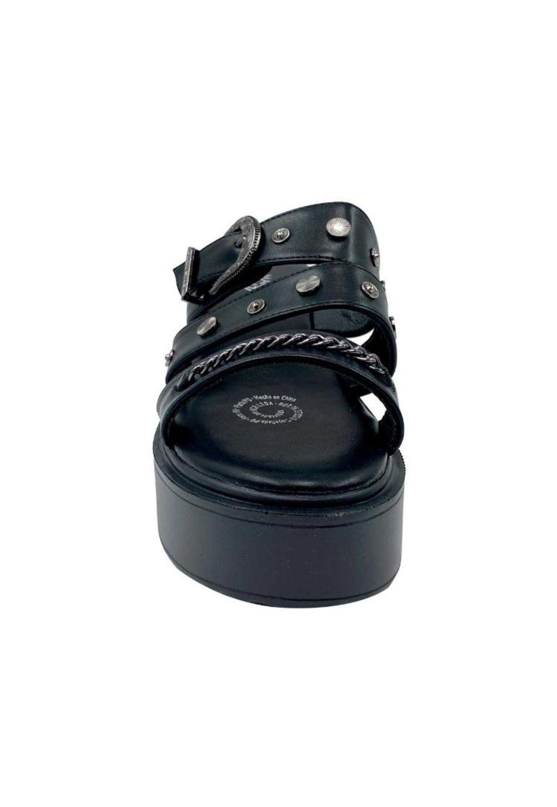 Sandalia Negro Sheryl Mujer Maria Pia-5