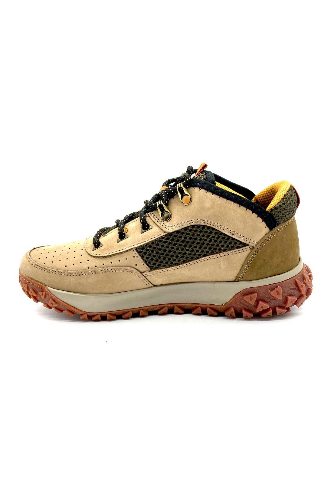 Zapatilla hiking Dakota Cuero Café Macboot-3