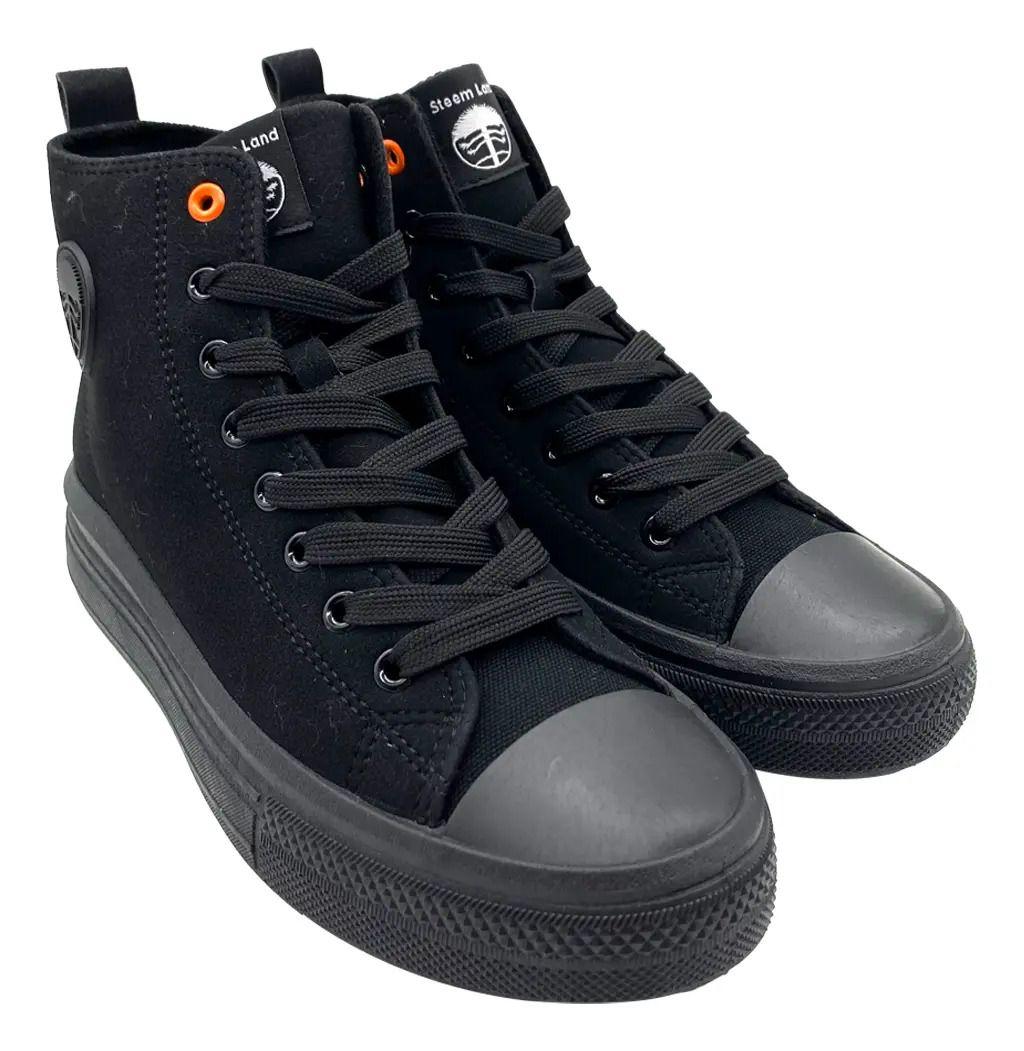 Zapatilla Mujer Prati Negro Steem Land-6