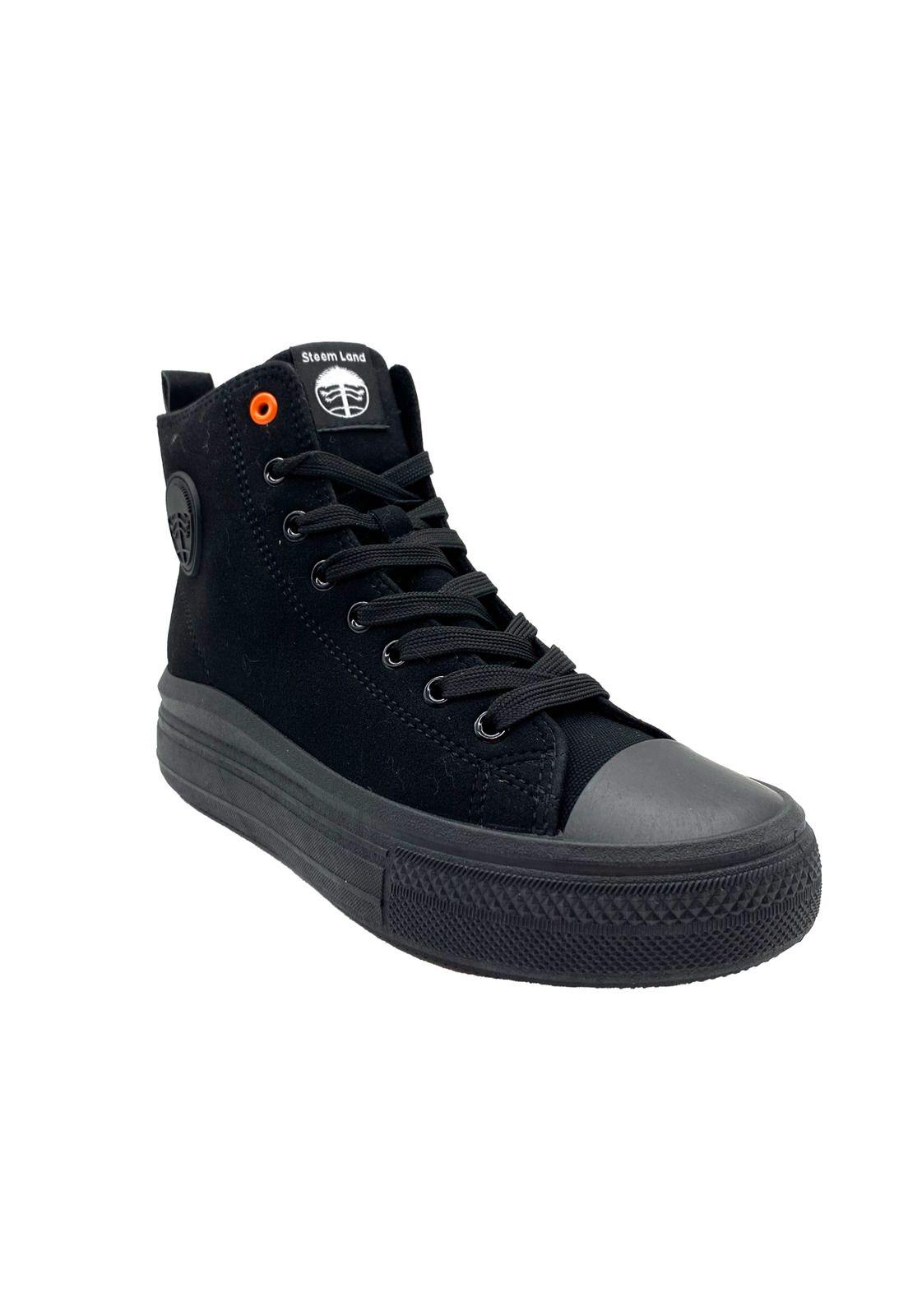 Zapatilla Mujer Prati Negro Steem Land-1