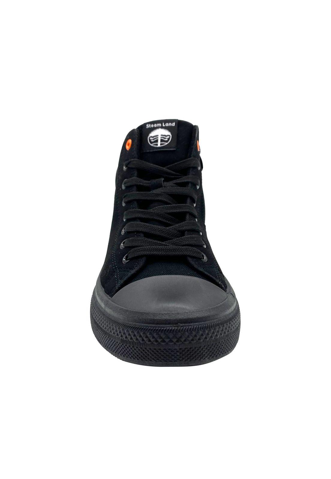 Zapatilla Mujer Prati Negro Steem Land-2