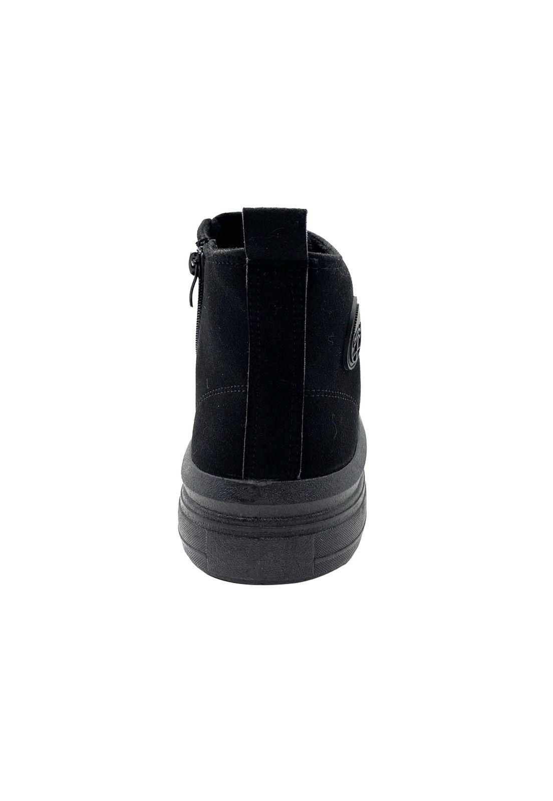 Zapatilla Mujer Prati Negro Steem Land-4