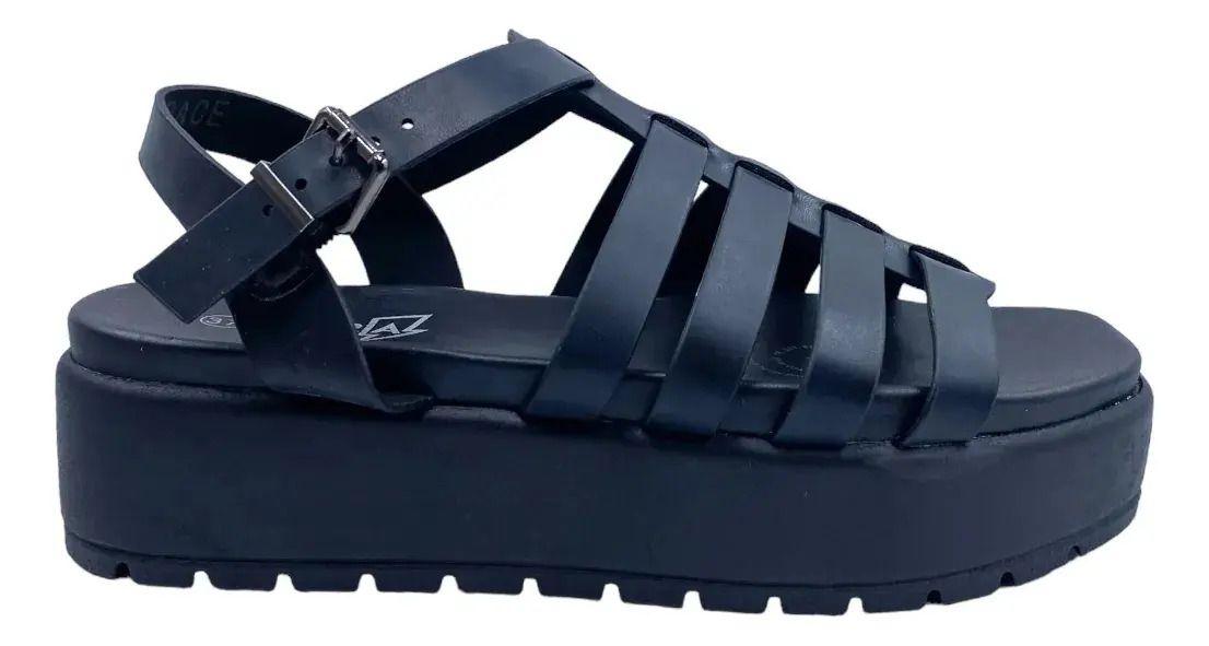 Sandalia Grace Negro Maria Pia-0