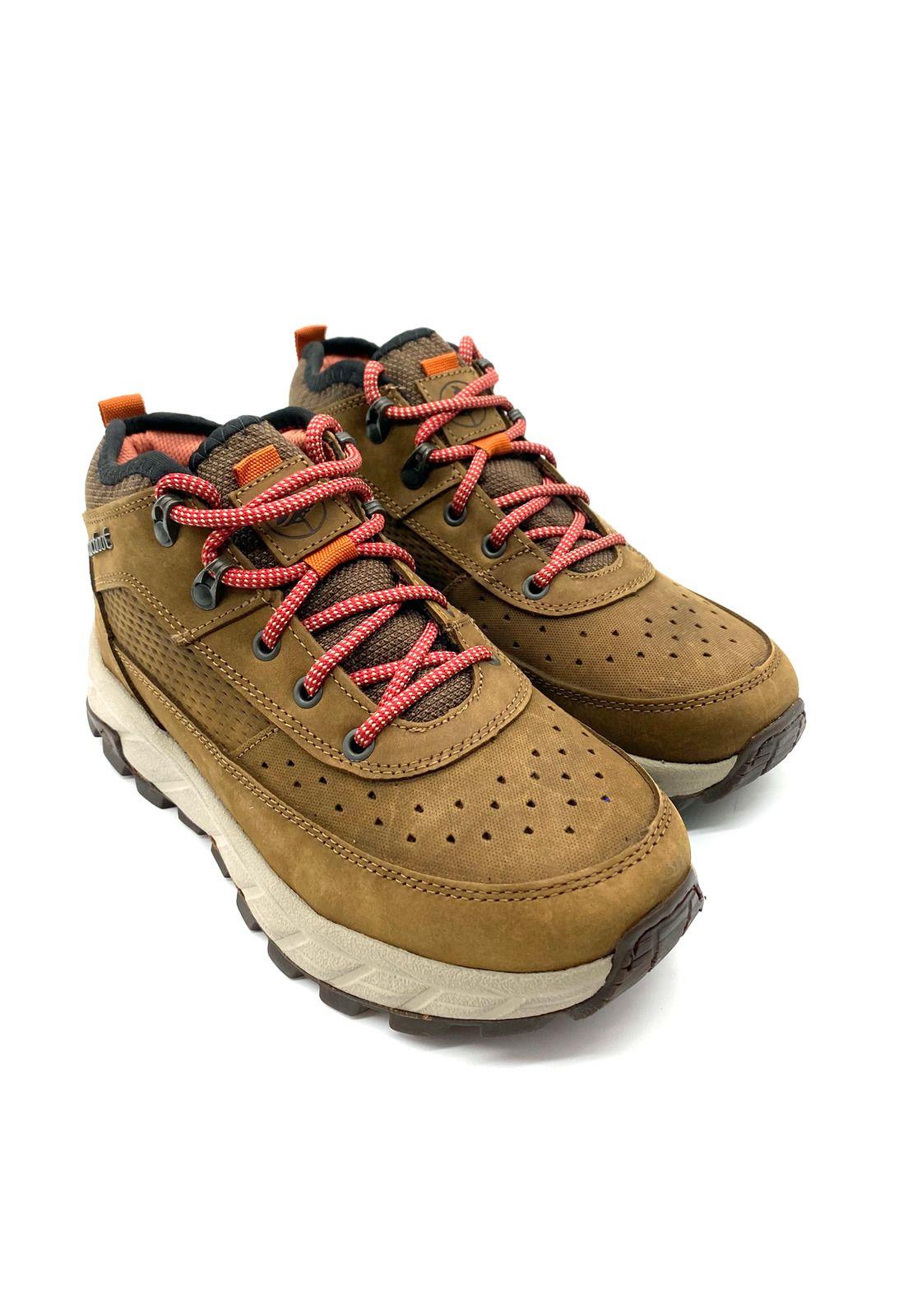Zapatilla hiking Zoes Cuero Café Macboot-5
