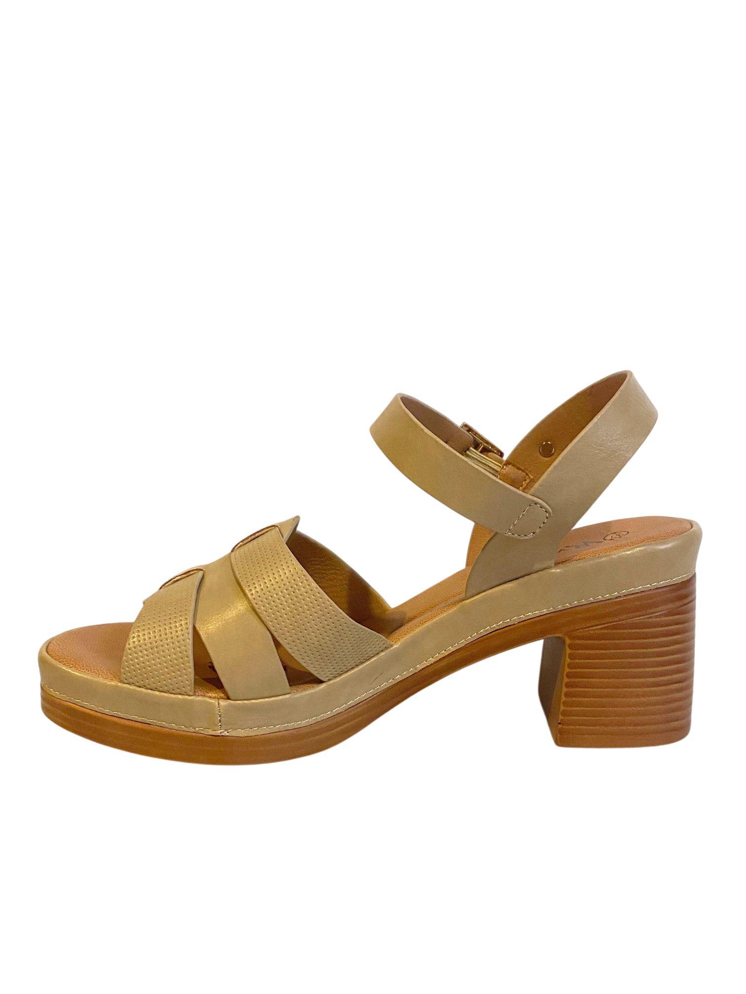 Sandalia Teramo Beige Via Rosmini-3