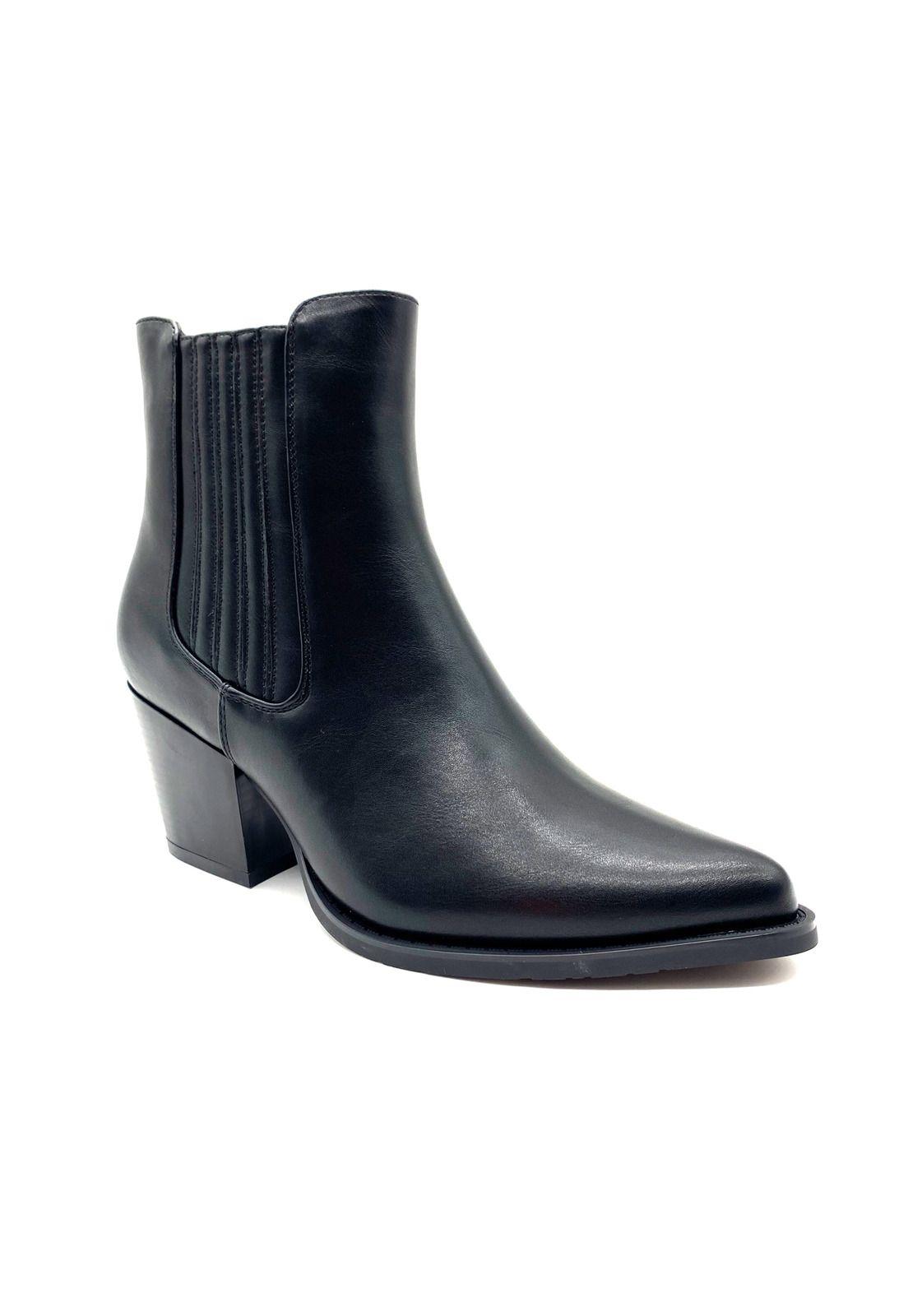 Botin Greve Negro Mujer Maria Pia-0
