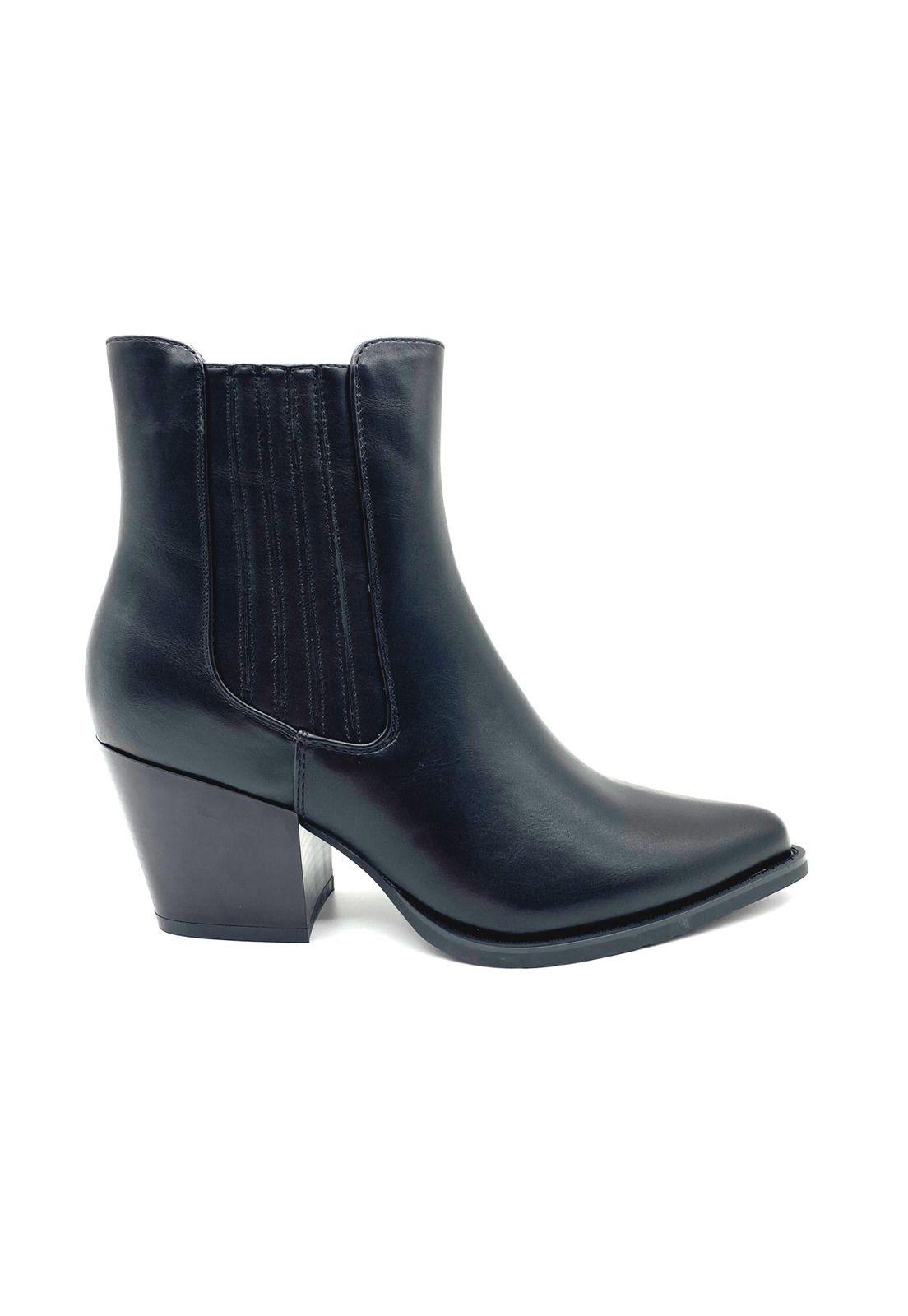 Botin Greve Negro Mujer Maria Pia-5