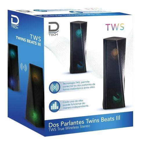 Parlantes Twins Beats 3 Bt Speaker Tws Rubber Blac-1