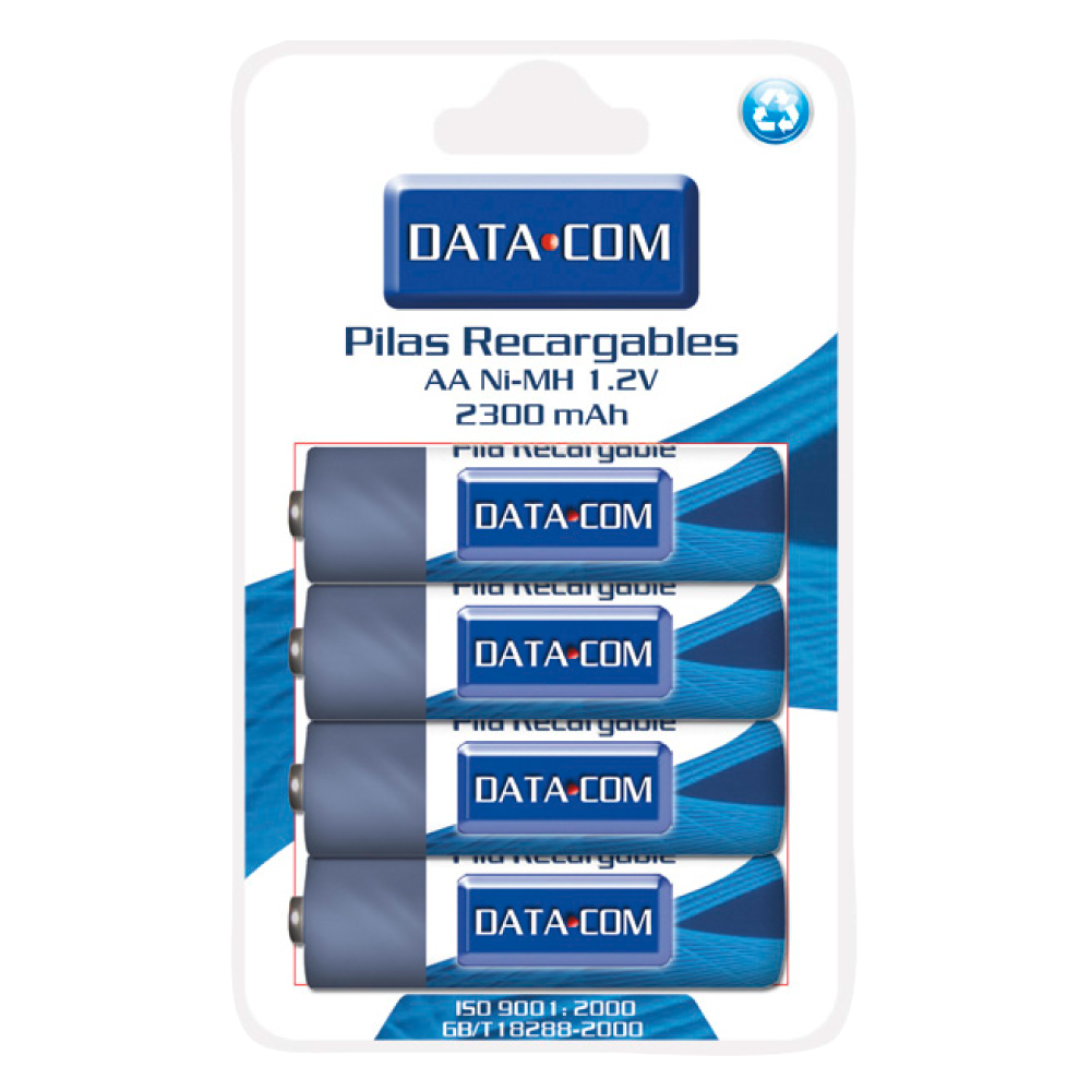 PILA RECARGABLE AA 2500 4 UN DATACOM-0
