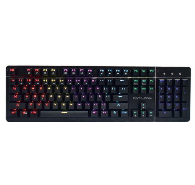 TECLADO GAMER MECANICO RETROILUMINADO USB DATCOM-0