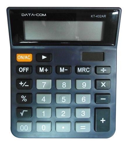 Calculadora Escritorio 12 Dig Tecla  Correctora Datacom-0