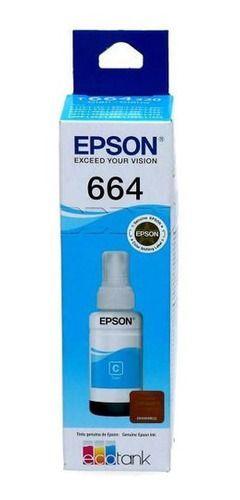 Cartucho T664 Cyan P/l110-l200-l35 Epson-0
