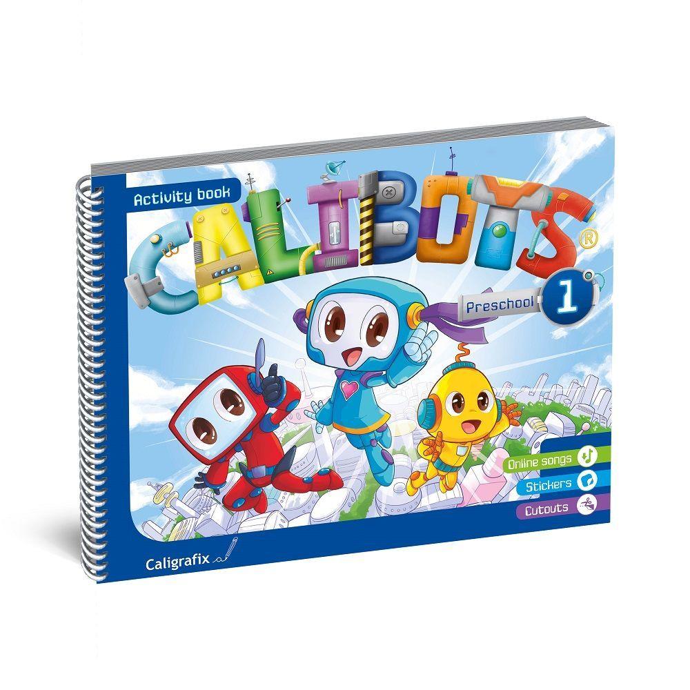 CUADERNO CALIBOTS  PRESCHOOL  NUMERO  1  CALIGRAFIX-0