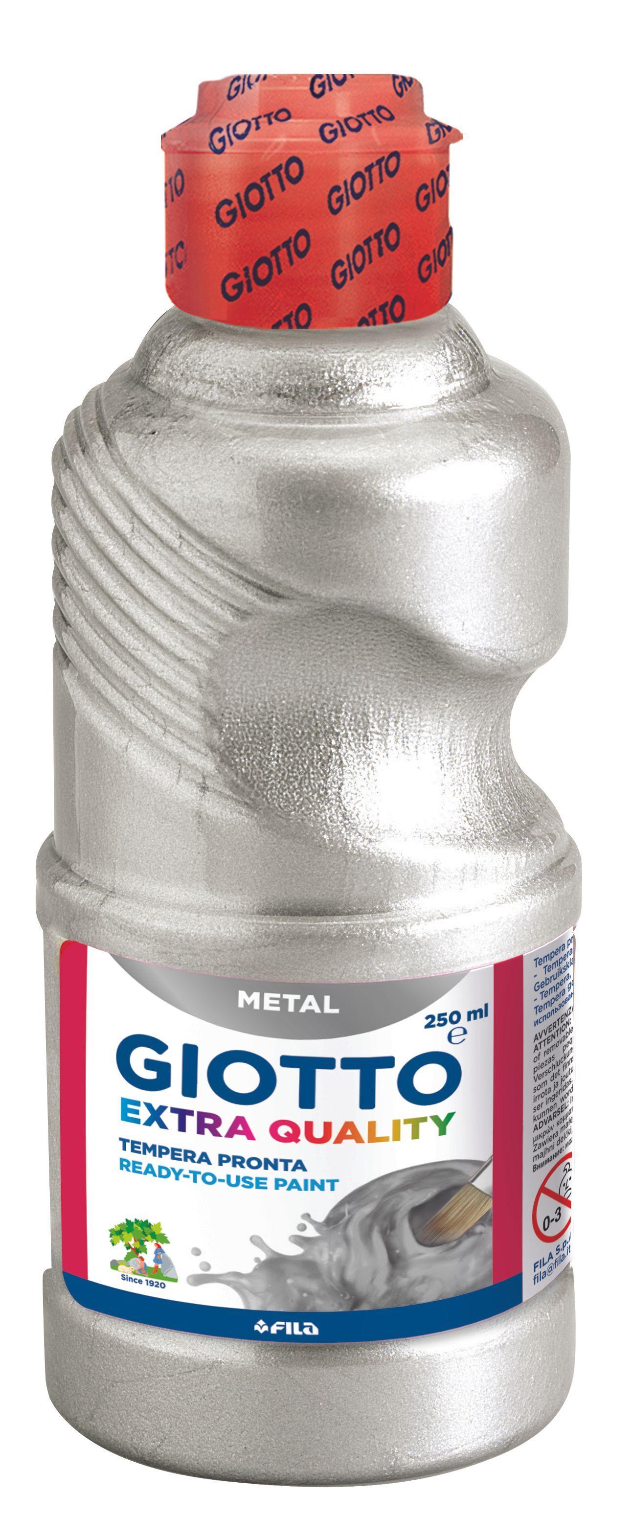 TEMPERA METAL COLOR  PLATA GIOTTO 250 GRAMOS-0