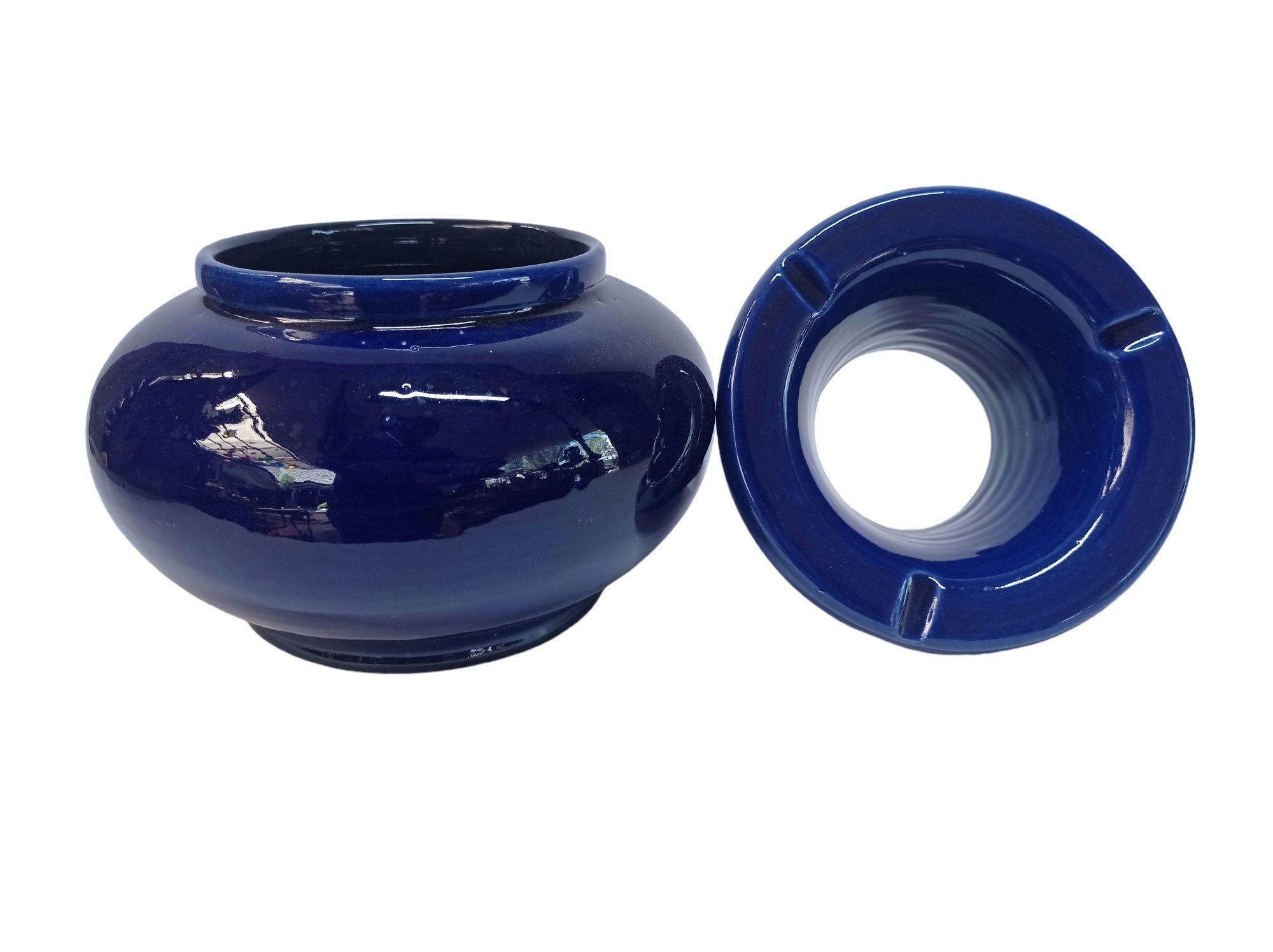 CENICERO AZUL SERGHINI 20 CM-2
