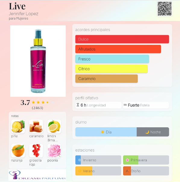 JENNIFER LOPEZ LIVE BODY MIST 240ML-1