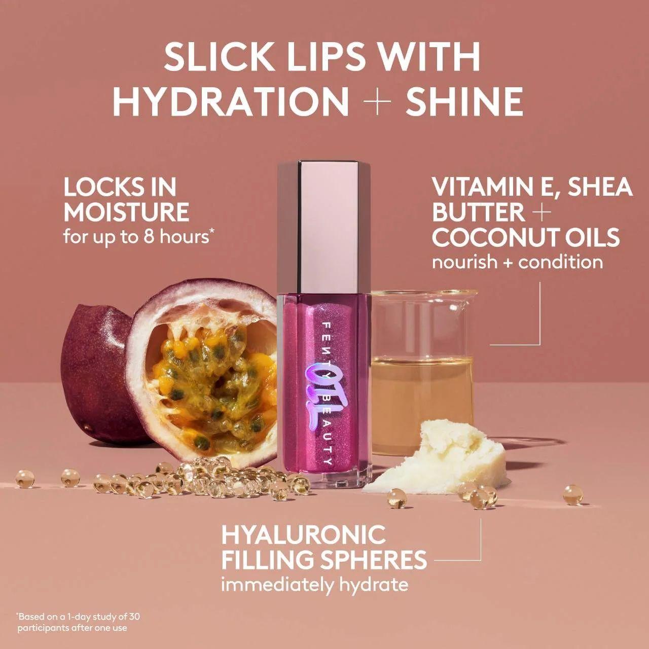 Fenty Beauty by Rihanna  Gloss Bomb Oil Luminizing Lip Oil 'N Gloss Tono Miss Jellyfish-4