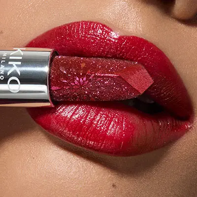 Kiko Milano Snow-kissed holiday sparkly peaks lipstick 03-0