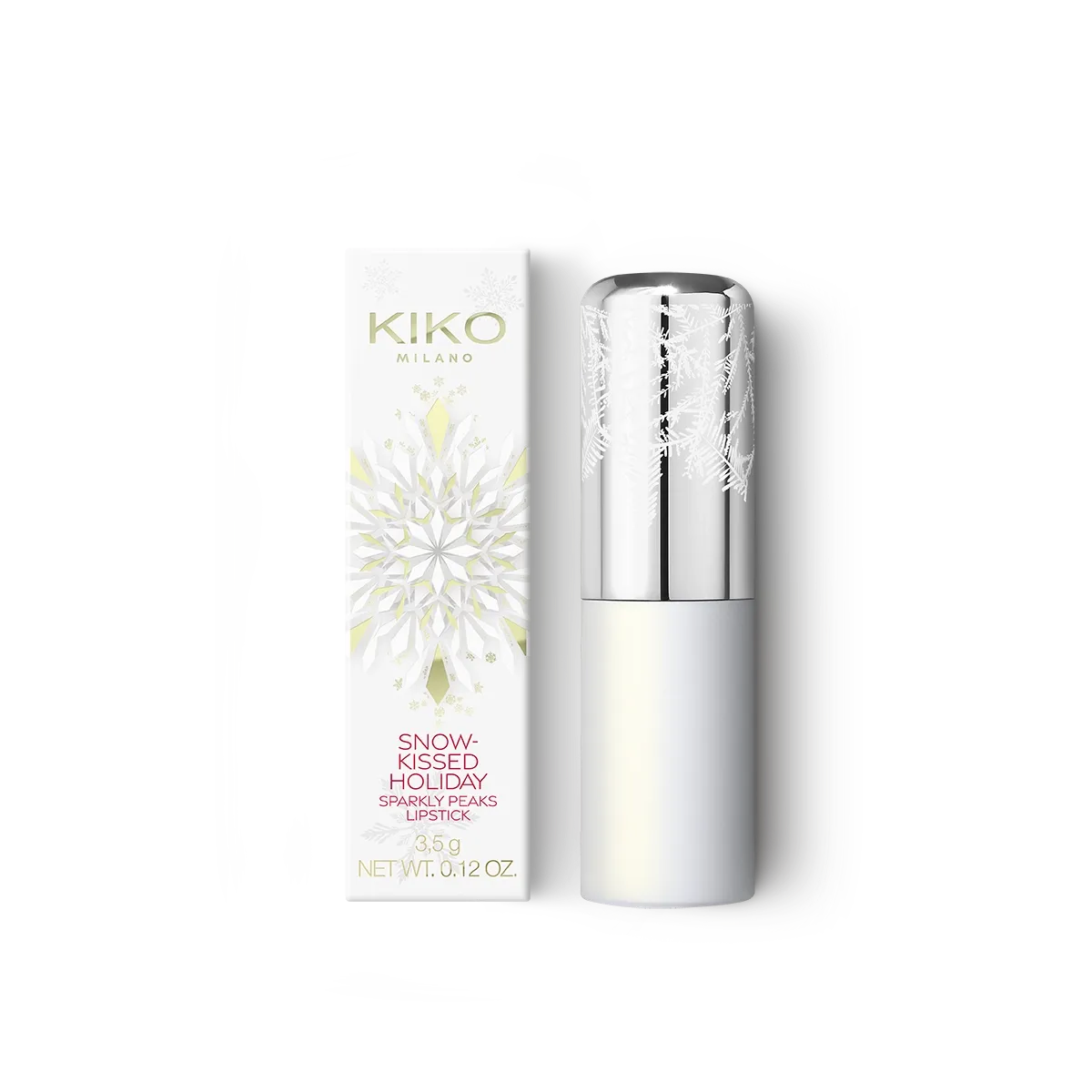 Kiko Milano Snow-kissed holiday sparkly peaks lipstick 03-3