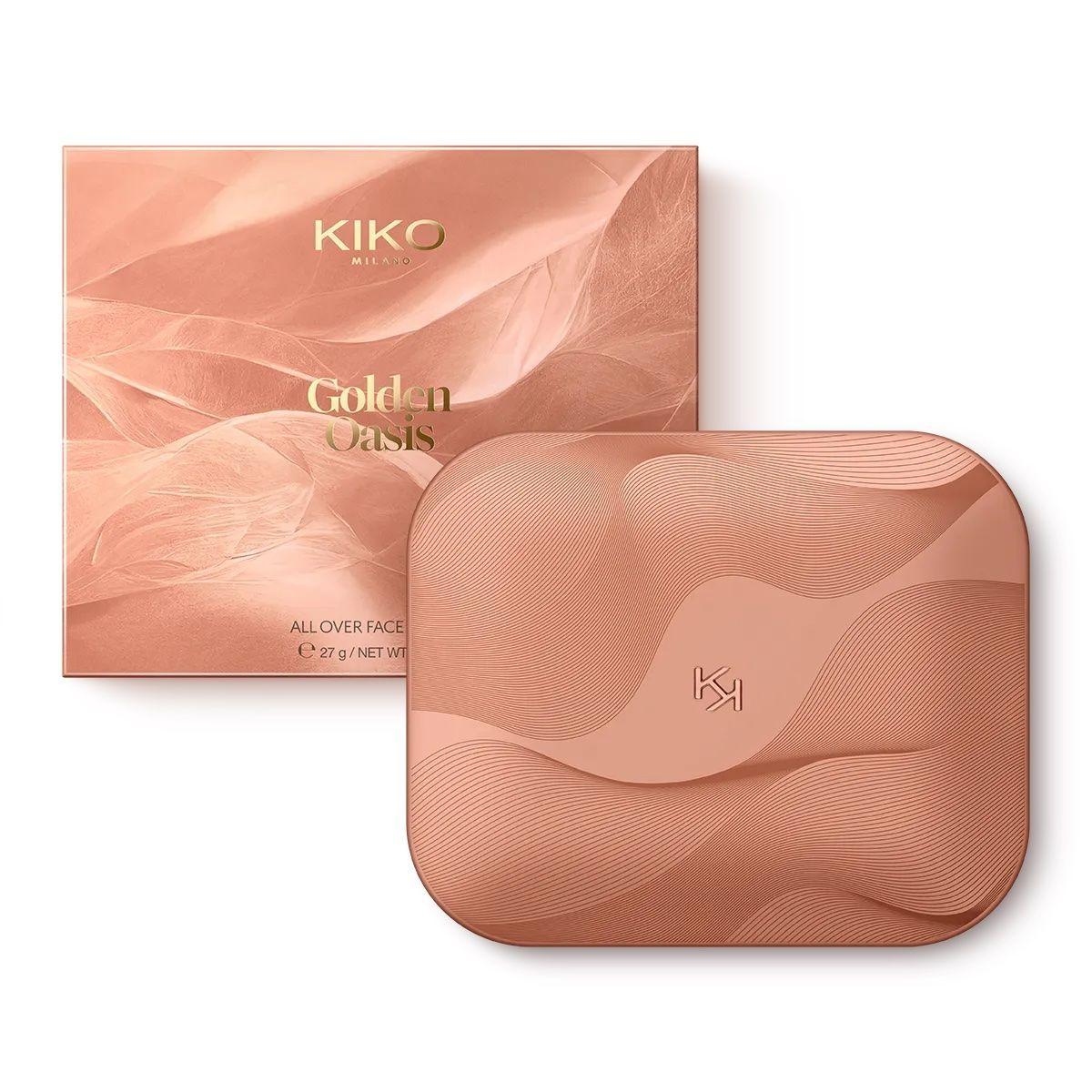 Kiko Milano Golden oasis all over face palette-4