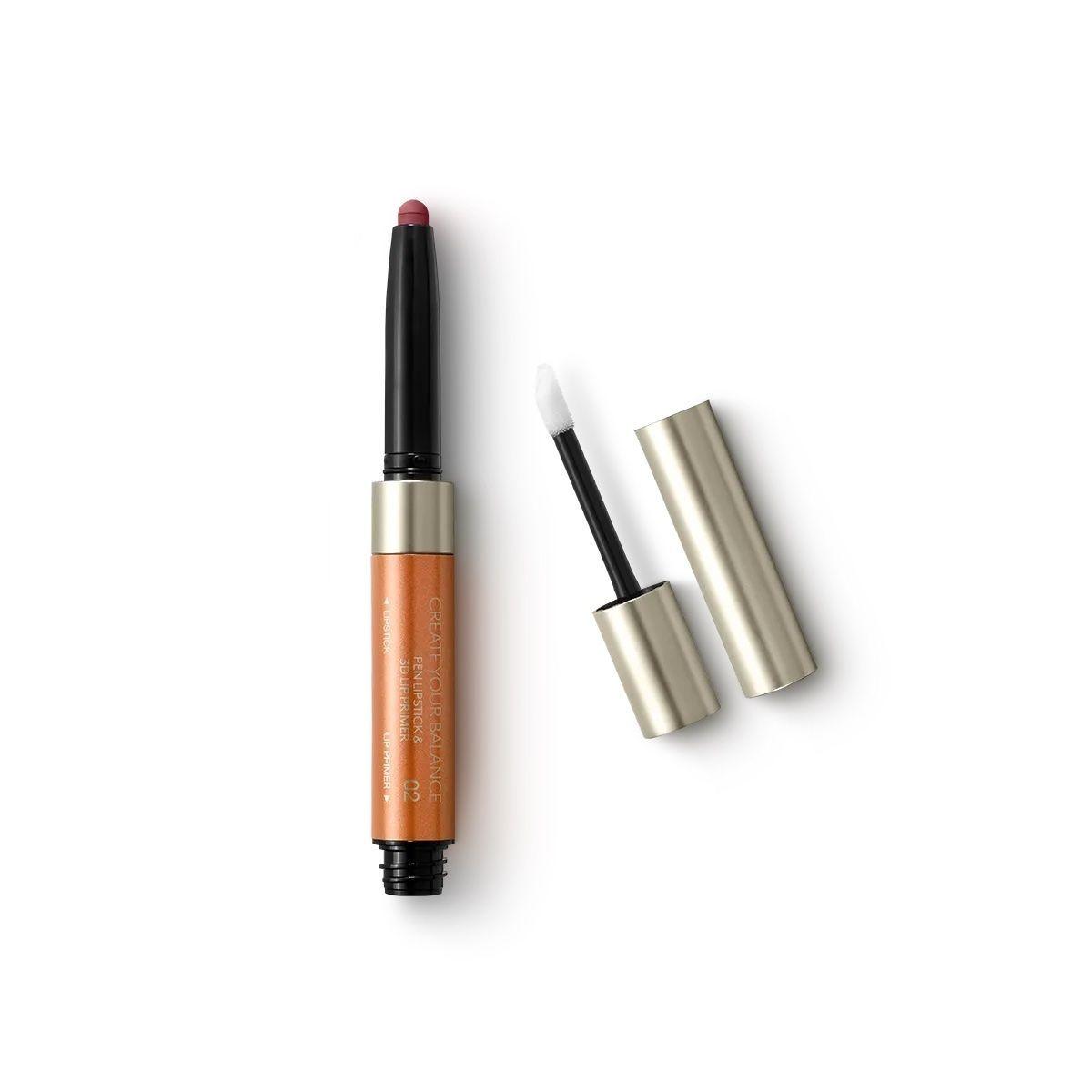 Kiko Milano Labial y Primer 02 Create your balance pen lipstick & 3d lip primer-2