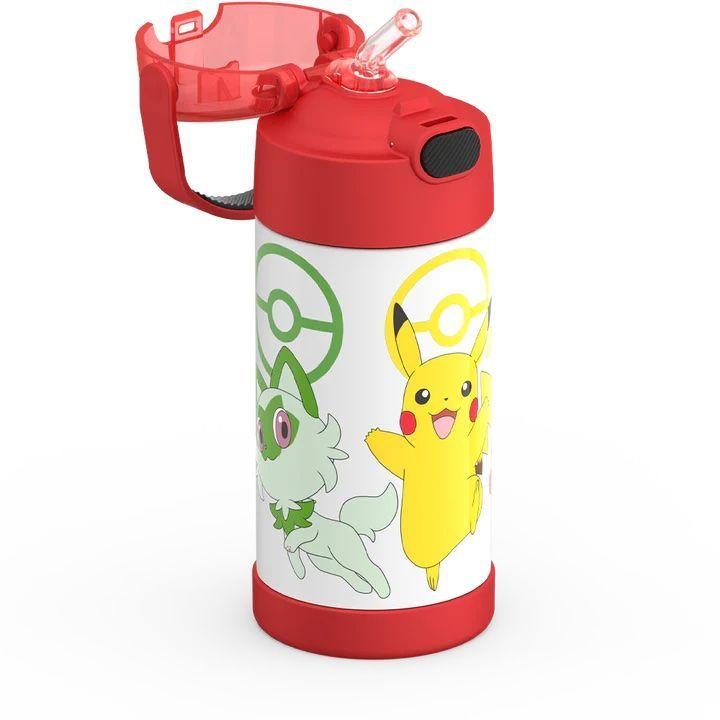 Thermos BOTELLA DE AGUA FUNTAINER® DE 12 oz POKEMON AMARILLA 350 ml-0