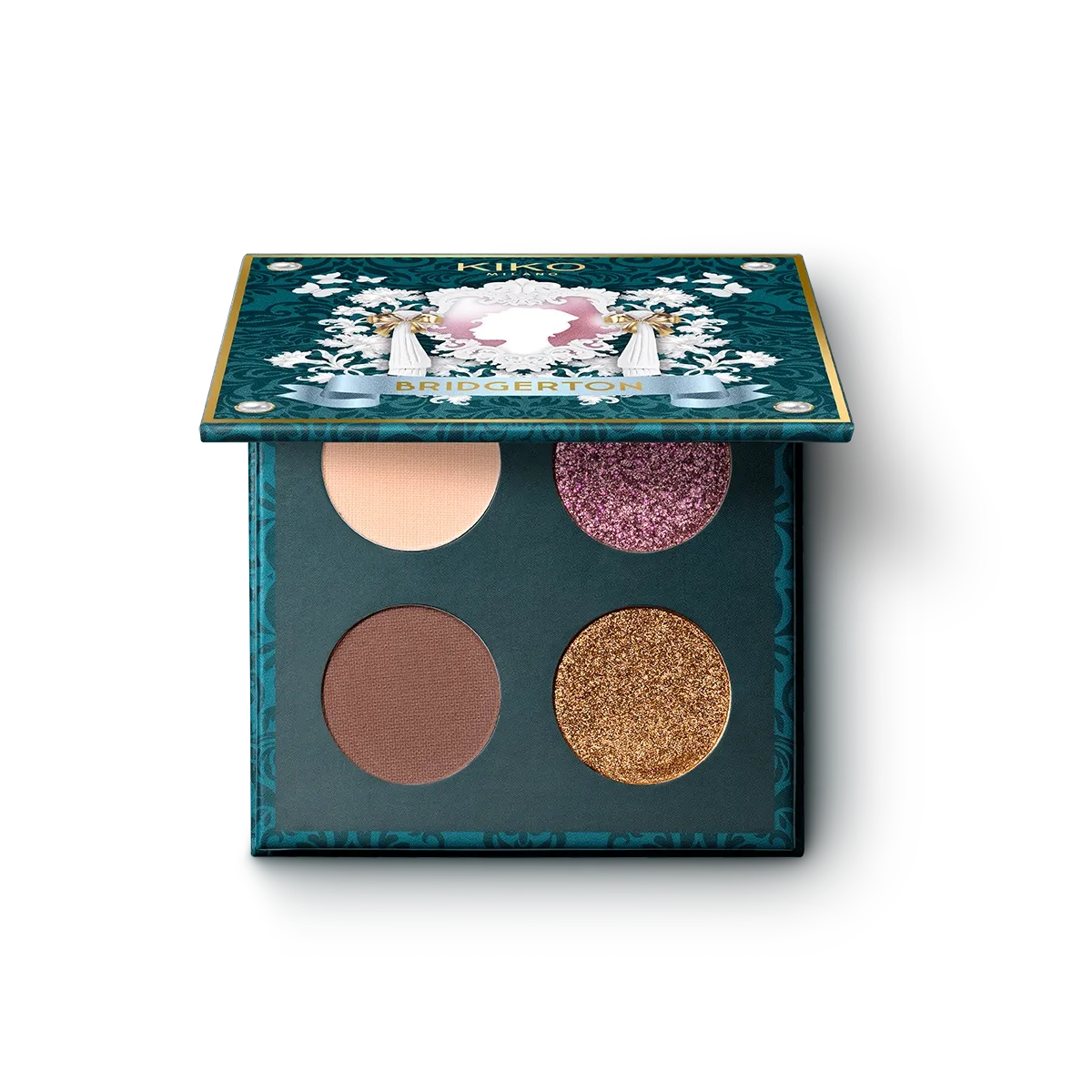 Kiko Milano Bridgerton Quartet Eyeshadow Palette Tono 02-0