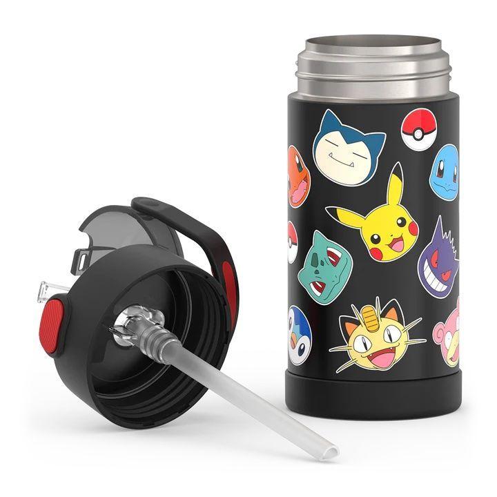 Thermos BOTELLA DE AGUA FUNTAINER® DE 12 oz POKEMON Negra-2