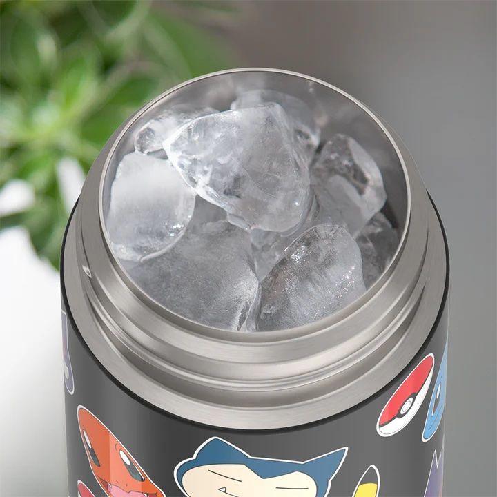 Thermos BOTELLA DE AGUA FUNTAINER® DE 12 oz POKEMON Negra-4