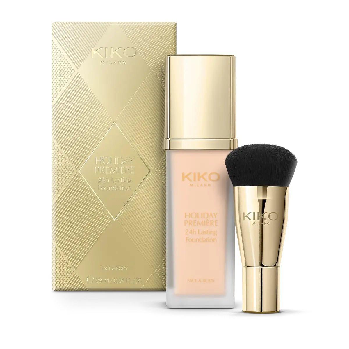 Kiko Milano Base de Maquillaje líquida no-transfer de larga duración, hasta 24 horas Tono 02-3