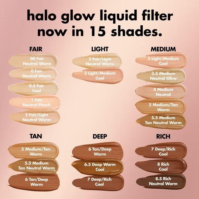 ELF Halo Glow Liquid Filter Tono 03 Light Medium -3