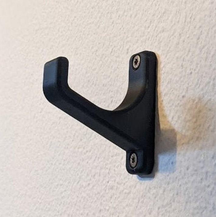 8 Colgadores De Pared Soporte Para Casco De Bicicleta Gancho Negro-4