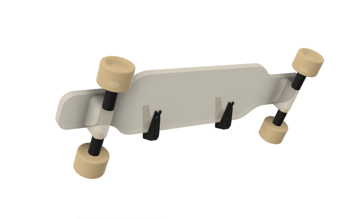 Soporte De Pared Longboard Colgador Para Skate A Muro-0