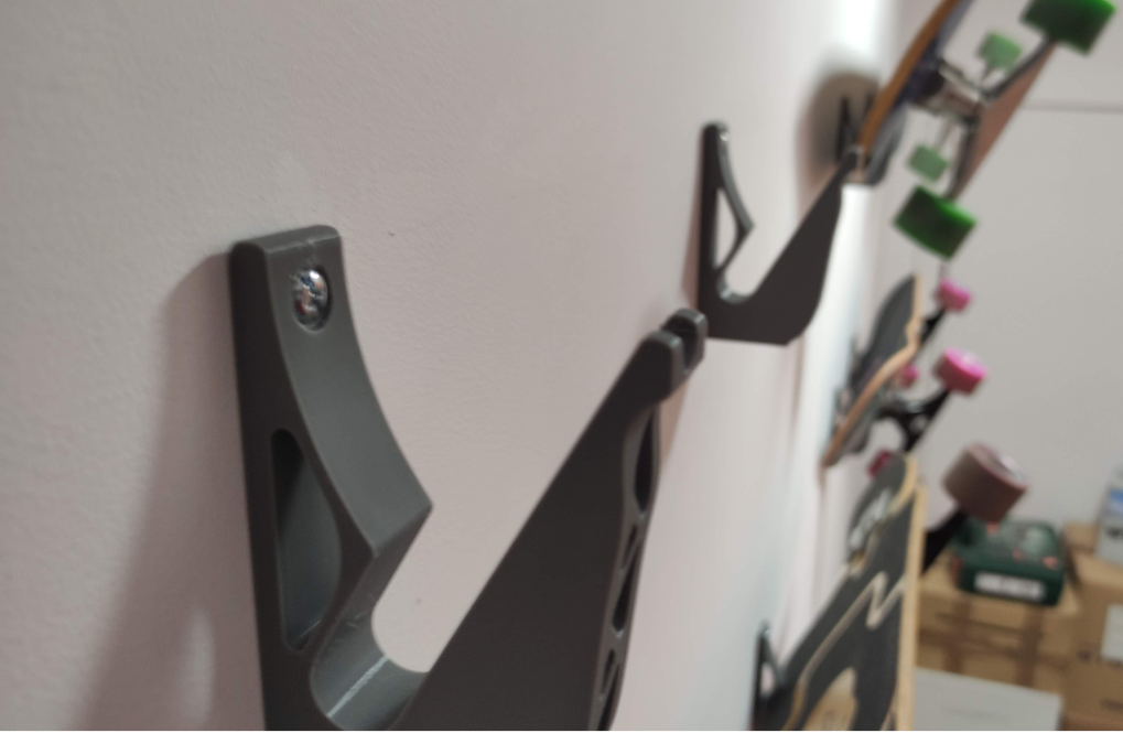 Soporte De Pared Longboard Colgador Para Skate A Muro-1
