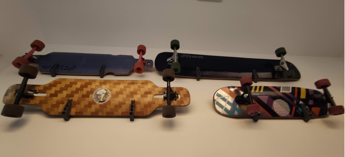 Soporte De Pared Longboard Colgador Para Skate A Muro-3