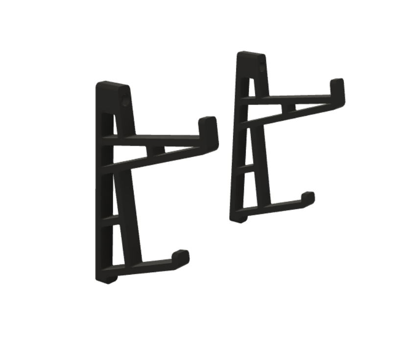 Soporte Para Tablas De Ski Y Bastones Colgador De Pared-2
