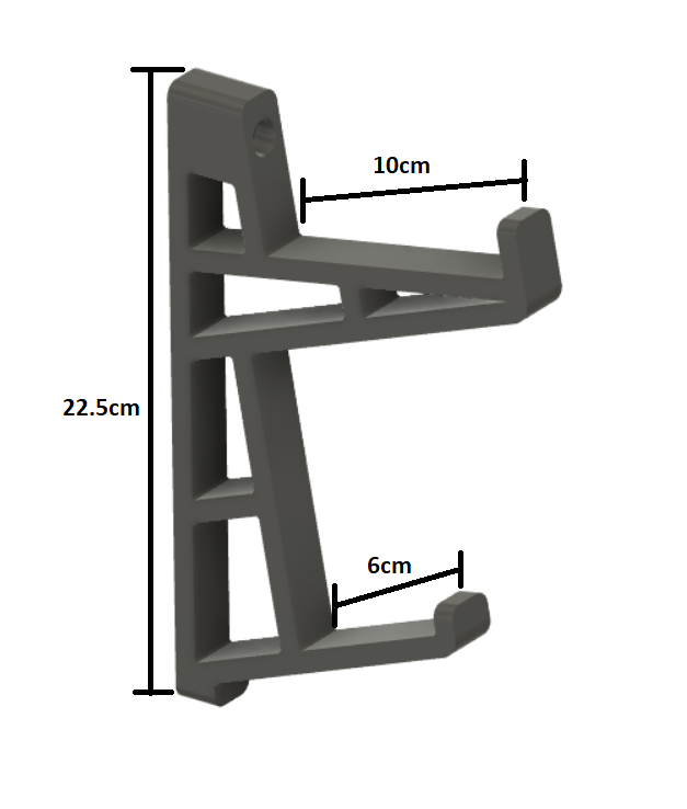 Soporte Para Tablas De Ski Y Bastones Colgador De Pared-5