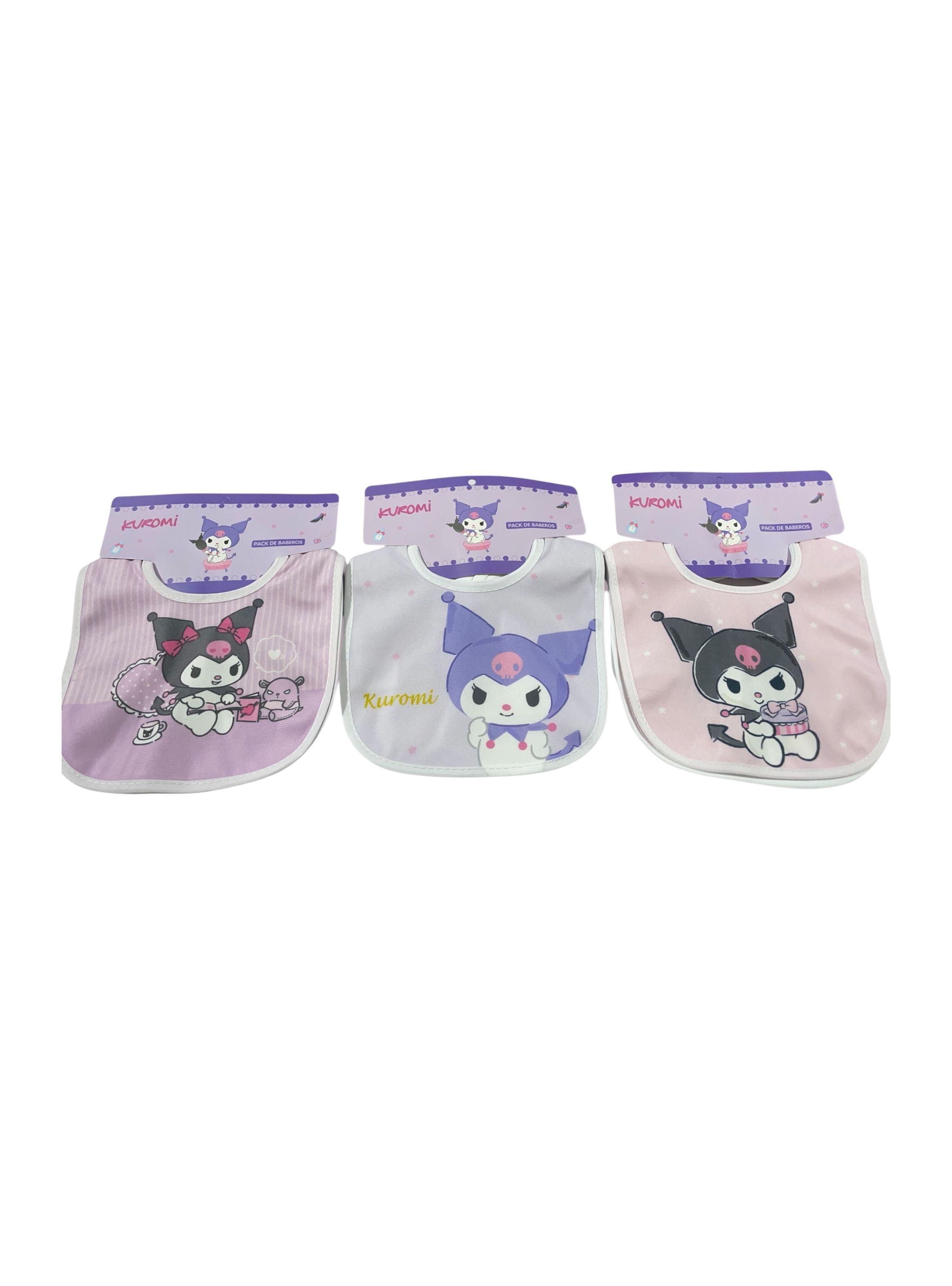 Pack babero 3 Hello Kitty Kuromi-1