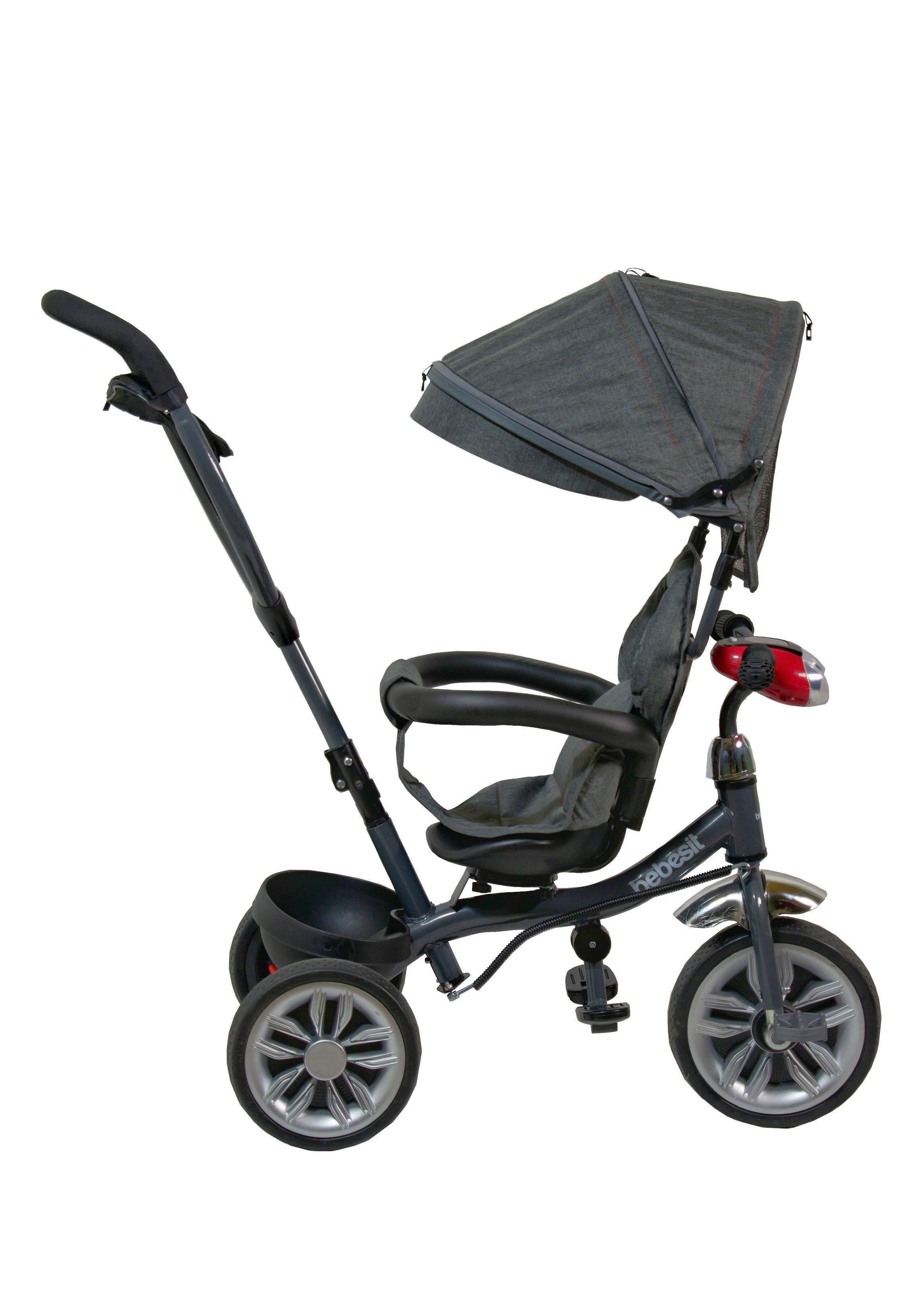 TRICICLO BEBESIT 1326 GRAY-1